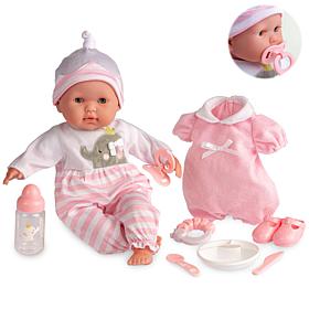 JC Toys Berenguer Boutique 15" Soft Body Caucasian Baby Doll Gift Set