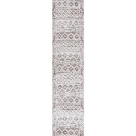 JONATHAN Y Amanar Geometric Brown/Ivory 2' x 10' Runner