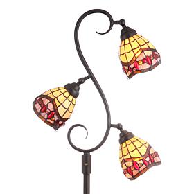 JONATHAN Y Bronze Walker 70.5" Tiffany-Style Multi-Light Floor Lamp