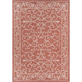 JONATHAN Y Charleston Vintage Filigree Indoor/Outdoor 5' x 8' Rug