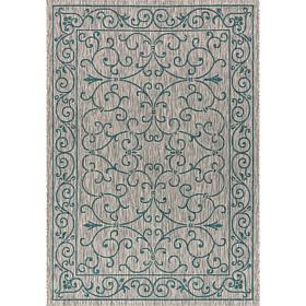 JONATHAN Y Charleston Vintage Filigree Indoor/Outdoor 8' x 10' Rug