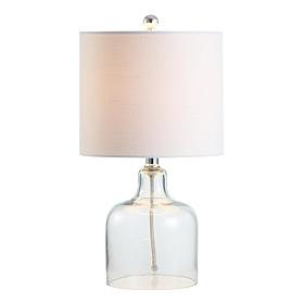 Jonathan Y Gemma 19" Glass Bell LED Table Lamp