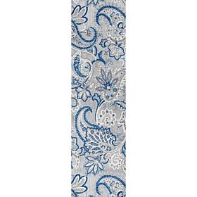 JONATHAN Y Gordes Paisley High-Low Indoor/Outdoor 2' x 10' Runner