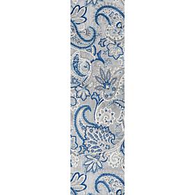 JONATHAN Y Gordes Paisley High-Low Indoor/Outdoor 2' x 8' Runner
