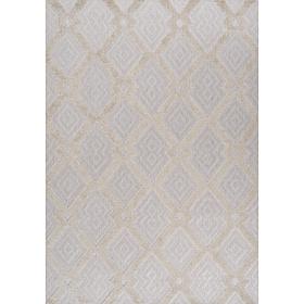 JONATHAN  Y High-Low Pile Ogee Trellis Indoor/Outdoor 5' x 8' Rug