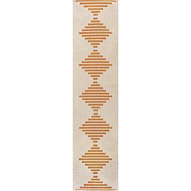 JONATHAN Y Vinales Diamond Stripe Indoor/Outdoor 2' x 8' Runner