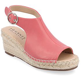 Journee Collection Women's Crew Wedge Sandal