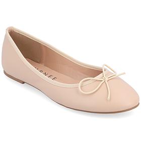 Journee Collection Womens Vika Wide Width Flat