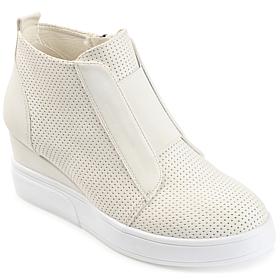Journee Collection Women's Wide Width Clara Sneaker Wedge