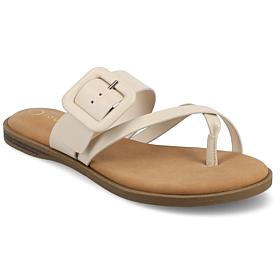 Journee Women's Layra Multi-Strap Flat Sandals