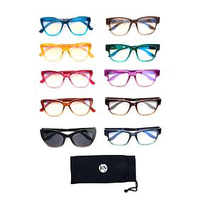 Joy 12-pc Readers Style Collection Biggest Set Ever w/Desktop Holder