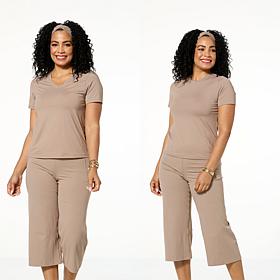 Joy Collection Cool & Clean Two Performance Tees w/Headband