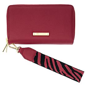 Joy Luxe Leather Best Gift Ever Double Wallet Wristlet with RFID