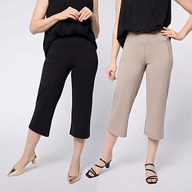 Joy Performance Luxe Buttersoft Buy One, Get One Wide Leg Capris