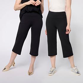 Joy Performance Luxe Buttersoft Buy One, Get One Wide Leg Capris