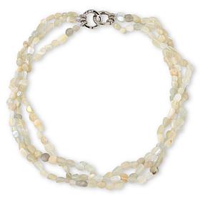 KALIFANO Gemstone Nugget Convertible Multi-Strand Necklace