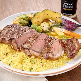 Kansas City Steak Company (6) 10 oz. Strip Steaks & 6.5 oz. Seasoning