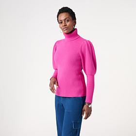 KAP by Kaphill Exaggerated Blouson Sleeve Sweater