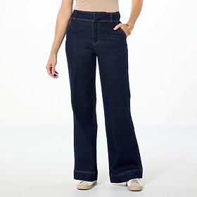 kathy ireland© Fashion 360 British Countryside High-Waist Denim Pant