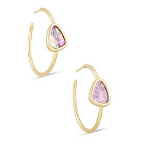 Kendra Scott Margot Gemstone Hoop Earrings