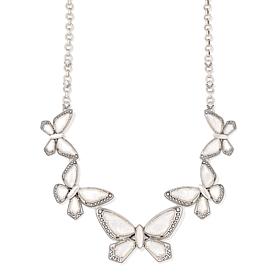 Kendra Scott x Dolly Parton 1974 Butterfly White Station Necklace