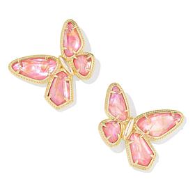 Kendra Scott x Dolly Parton Butterfly Pink Stud Earrings