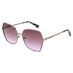 Kenneth Cole Reaction Oversized Square Metal Sunglasses