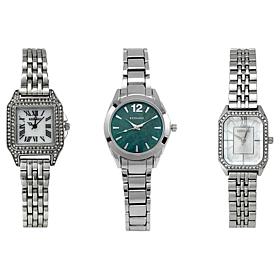 Kessaris 3-Piece Goldtone Metal Watch Set