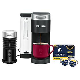 Keurig K-Supreme Single Serve Coffee Maker with Frother and 10 K-Cups