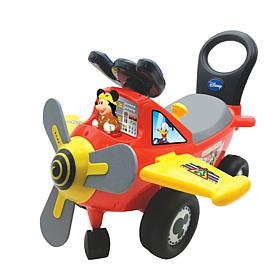 Kiddieland Disney Mickey Mouse Plane Light & Sound Activity Ride-On