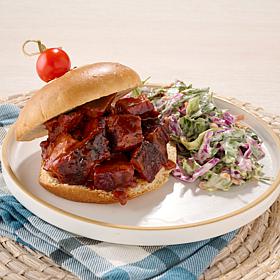 Killer Grillers (4) 1 lb. Pork Burnt Ends - Sweet & Smoky BBQ Sauce