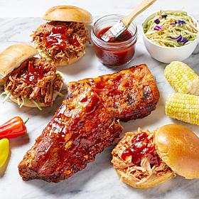 Killer Grillers BBQ 5lb. Pulled Pork, Chicken & Ribs Tailgater's Pack