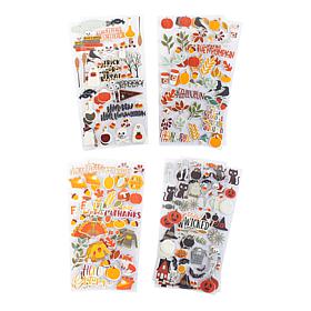Kingston Crafts Falloween Puffy Stickers - Set of 308