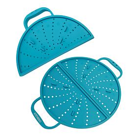 Kitchen HQ 2-pack Foldable Silicone Splatter Screens