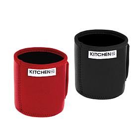 Kitchen HQ 2-pack Neoprene Pint Ice Cream Sleeves with Spoon Holders