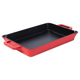 Kitchen HQ 9" x 13" Cast Iron Nonstick Griddle/Baker