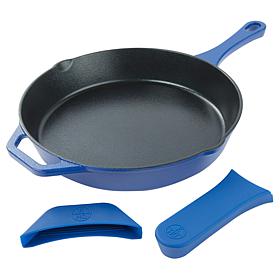 Kitchen HQ Diamond-Infused Ceramic Nonstick Cast Iron 12" Skillet