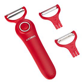 Kitchen HQ Electric Peeler Set with 3 Blades