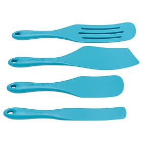 Kitchen HQ Set of 4 Silicone Coated Nylon Spurtles