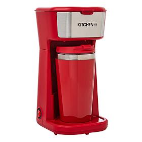 Kitchen HQ Single Coffee Maker with Travel Mug