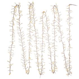 Kurt Adler 24' 720-Light Warm White Twinkle LED Fairy Cluster Garland