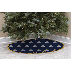 LA Chargers Christmas Tree Skirt 