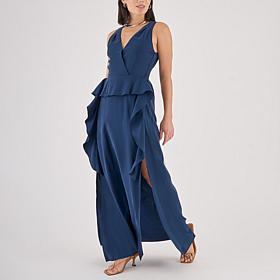 La Joie Ruffle Maxi Dress
