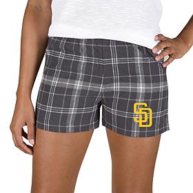 Ladies 100% Cotton Flannel Lounge Shorts with Heat Transfer