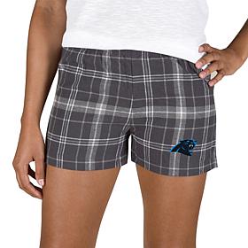 Ladies 100% Cotton Flannel Lounge Shorts with Heat Transfer