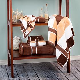 Lavish Home 100% Cotton Oakville Velour 6pc Towel Set