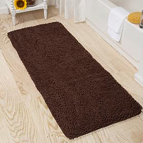 Lavish Home Memory Foam Shag Bath Mat - 24" x 60"