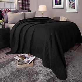 Lavish Home Solid Color Bed Quilt - Full/Queen