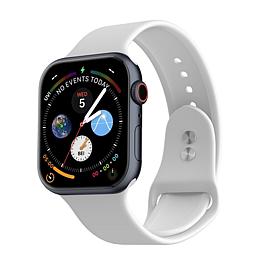 LAX Apple Watch Dual Clasp Silicone Band 42mm / 44mm / 45mm - White