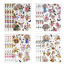 LDRS Creative All Occasion Tweets & Greets Rub-On Transfers- 16 Sheets